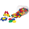 Learning Resources Plastic Pattern Blocks, 0.5 cm, PK250 0134